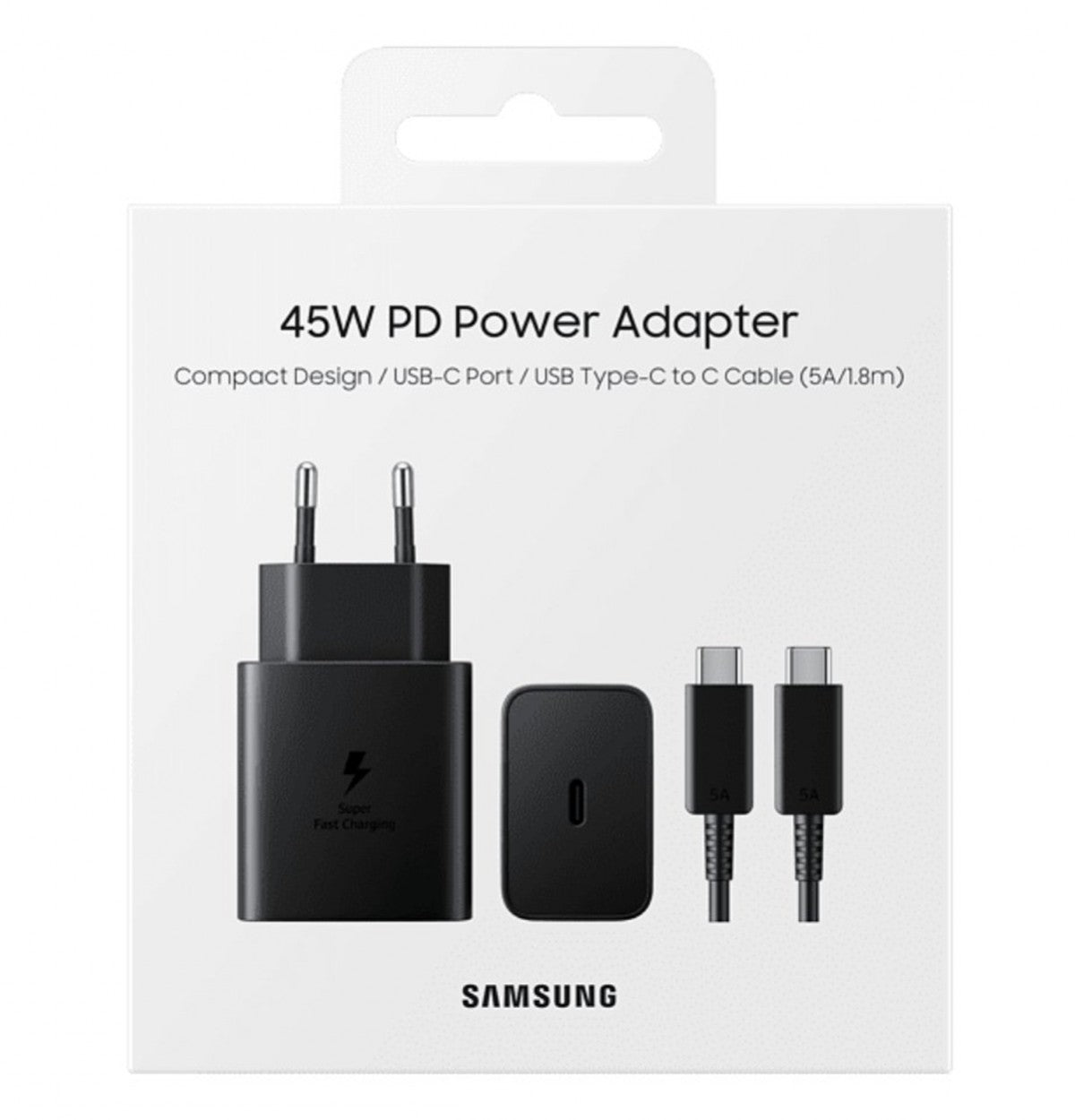 SAMSUNG SUPER FAST CHARGING 45W TYPE-C TO TYPE-C